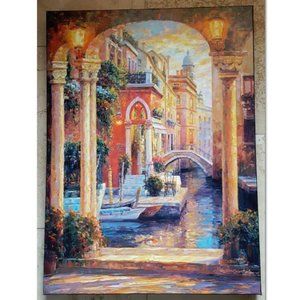 Canvas Art Print - "Rio di San Polo, Venice"